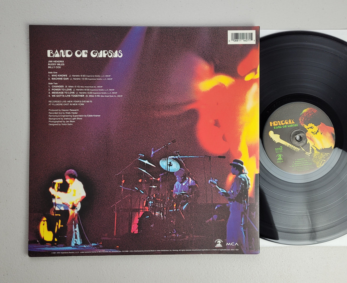 Jimi Hendrix,Band Of Gypsys,Includes the full colour booklet,LP Album