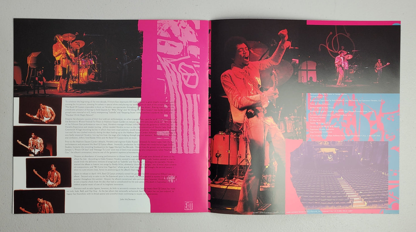 Jimi Hendrix,Band Of Gypsys,Includes the full colour booklet,LP Album