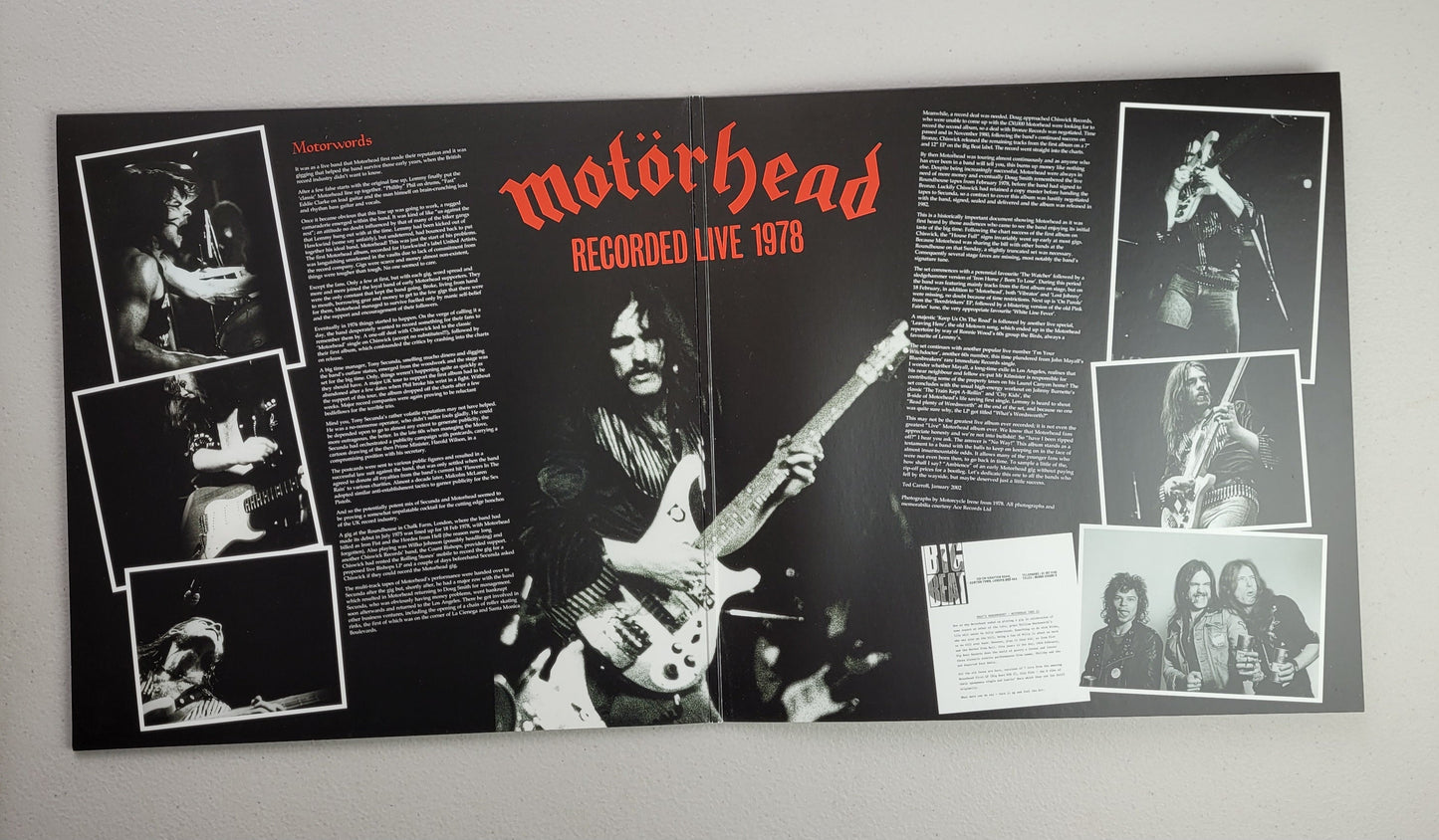 Motörhead,What's Words Worth? 2009 Limited edition on red vinyl.,,LP Album