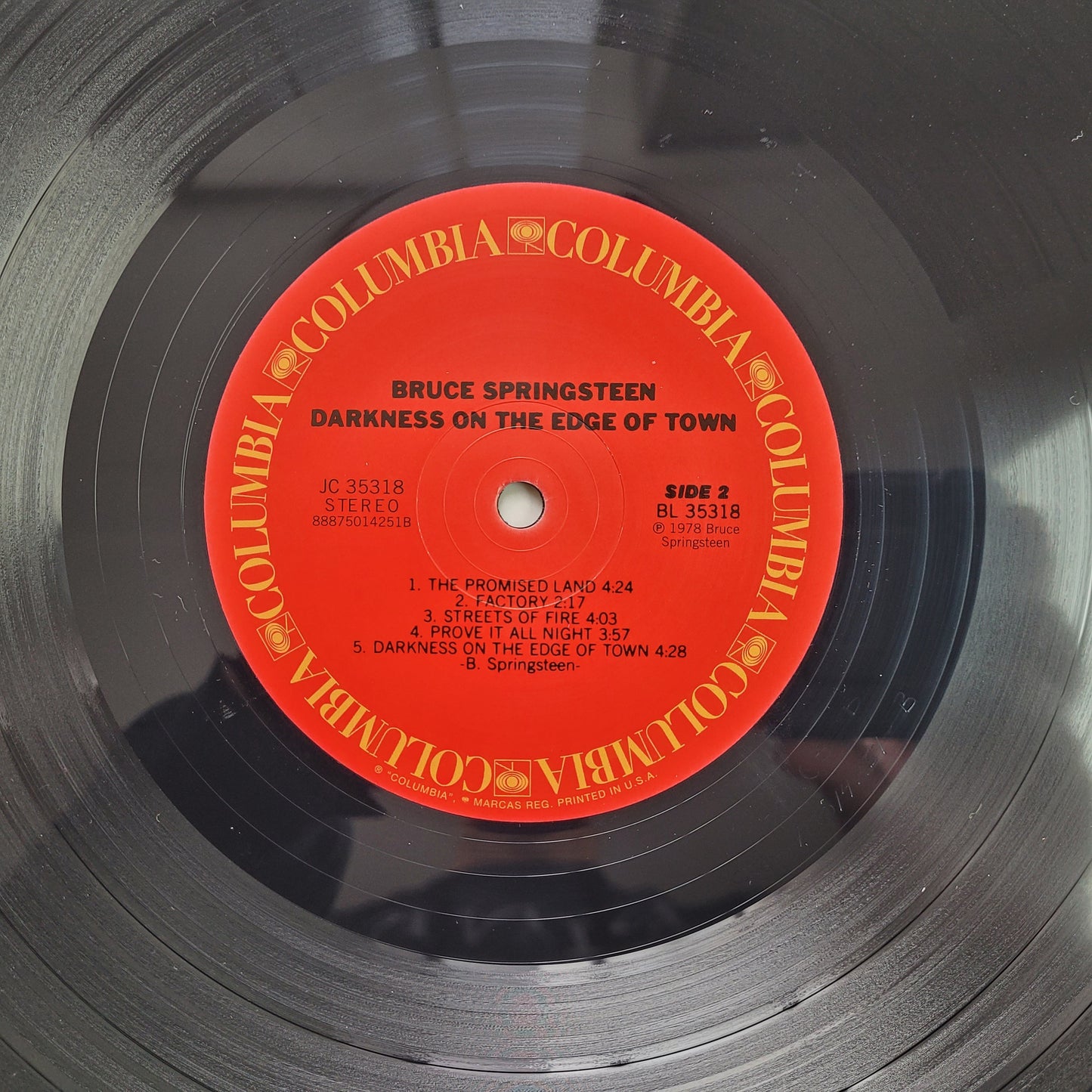 Bruce Springsteen,Darkness On The Edge Of Town,New repress,LP Album