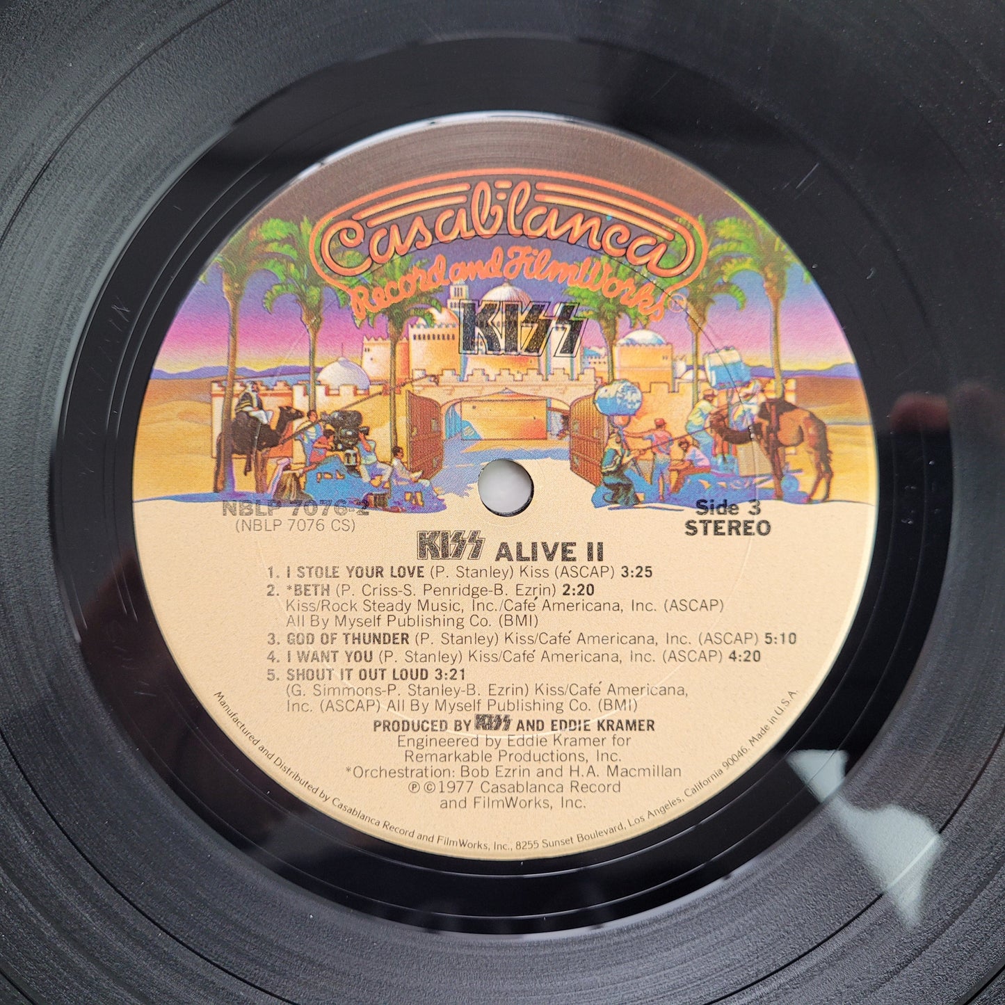 Kiss,Alive II,Original USA pressing. Evolution of Kiss booklet,LP Album