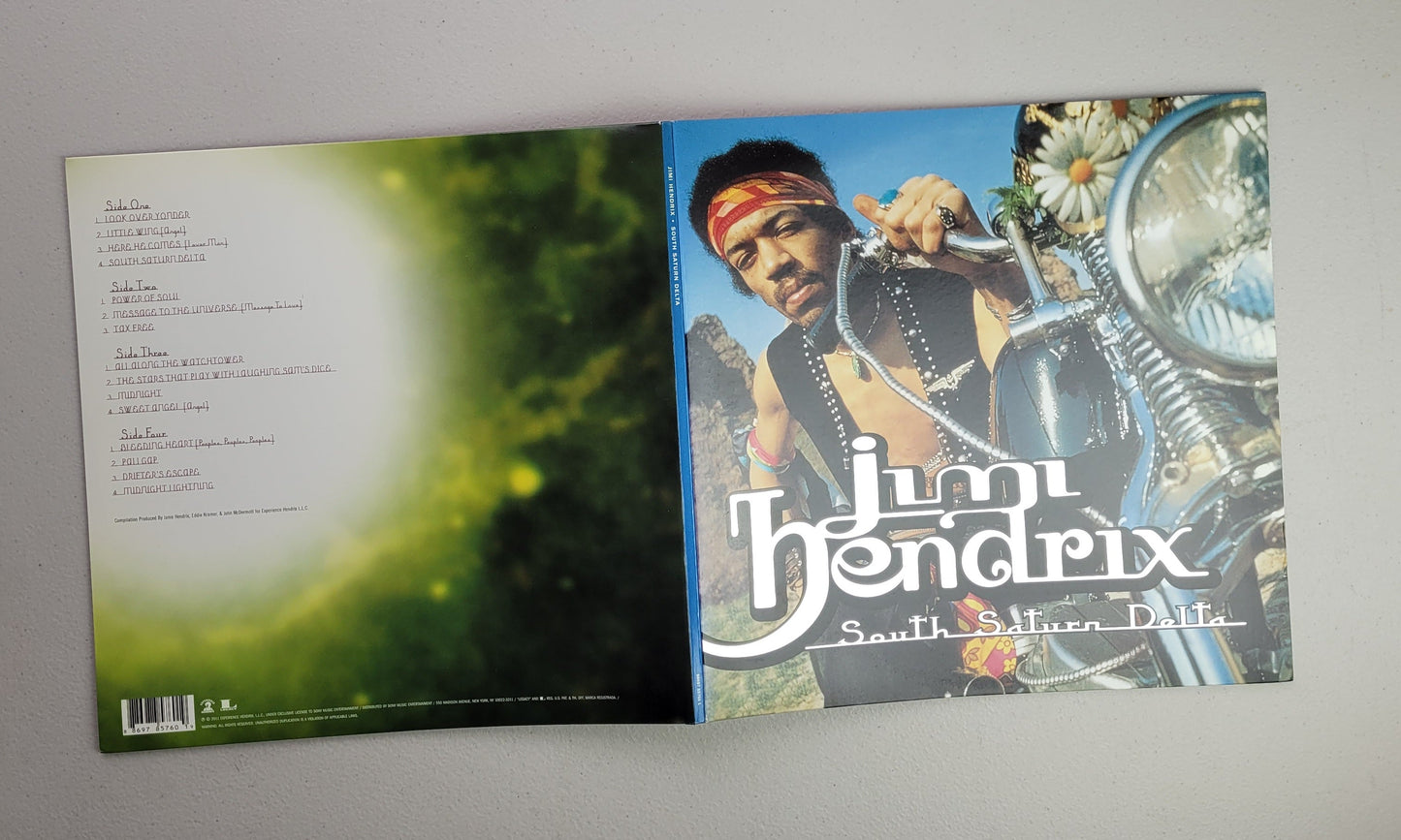 Jimi Hendrix,South Saturn Delta,180g 8 page glossy picture booklet,LP Album