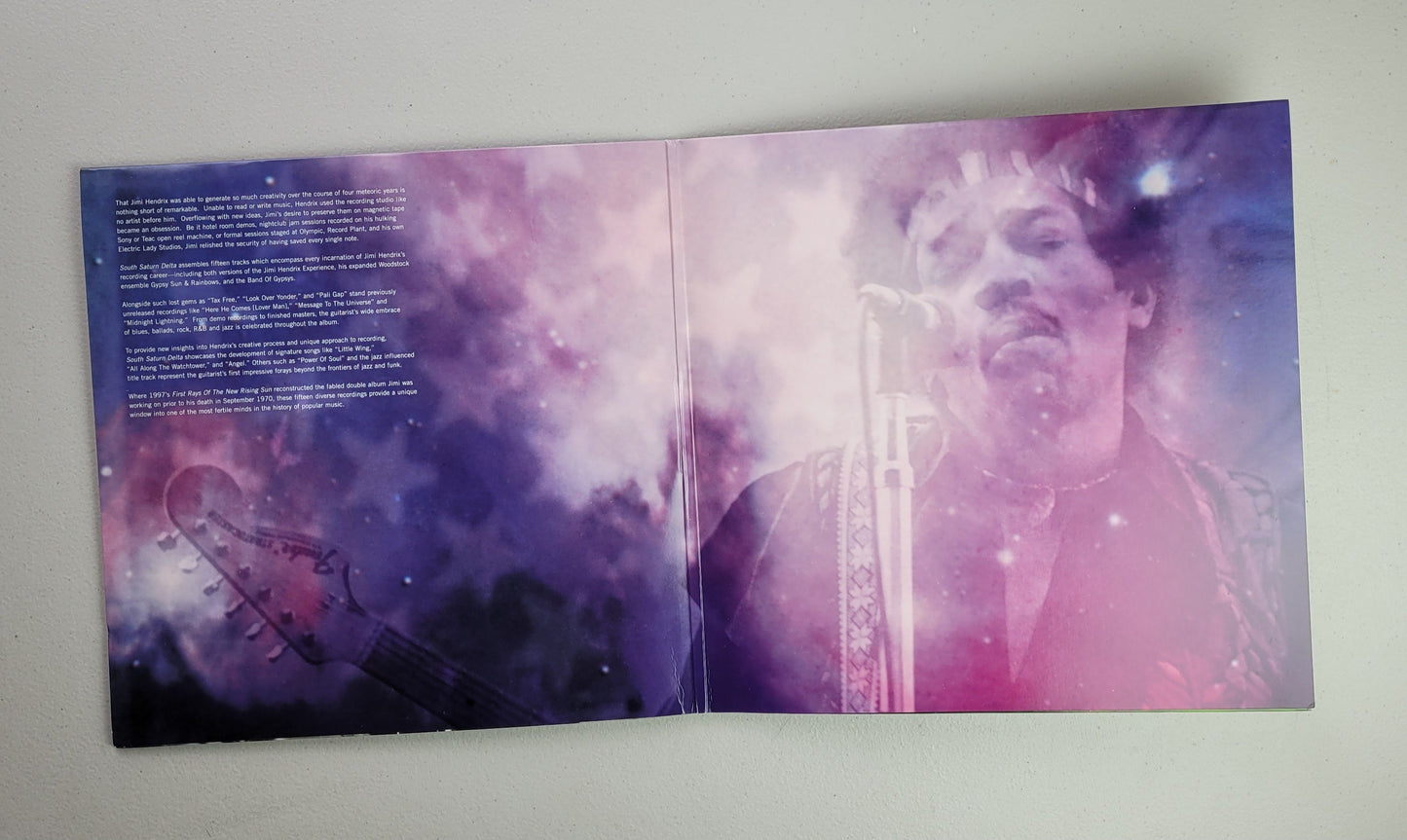 Jimi Hendrix,South Saturn Delta,180g 8 page glossy picture booklet,LP Album
