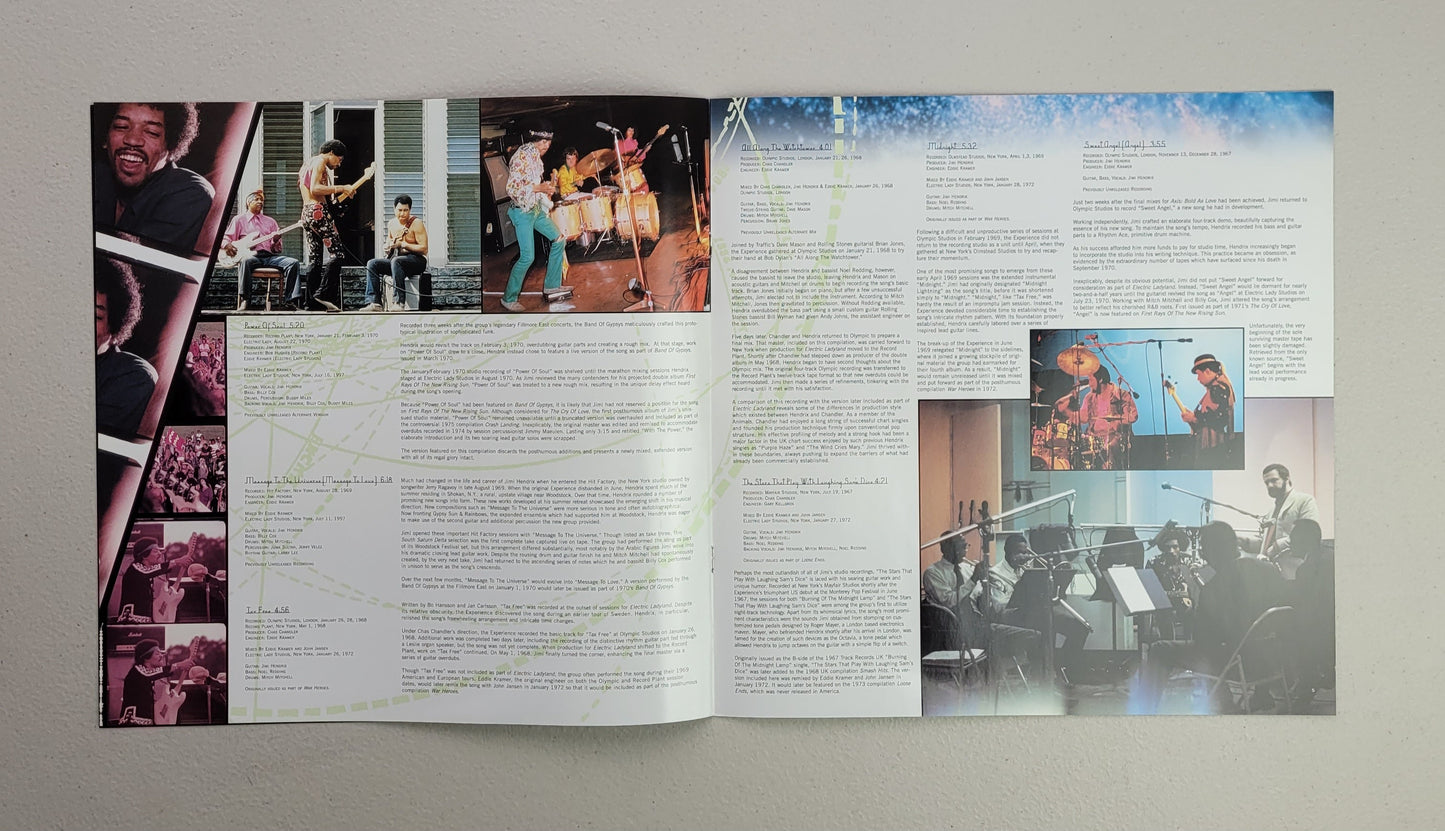 Jimi Hendrix,South Saturn Delta,180g 8 page glossy picture booklet,LP Album