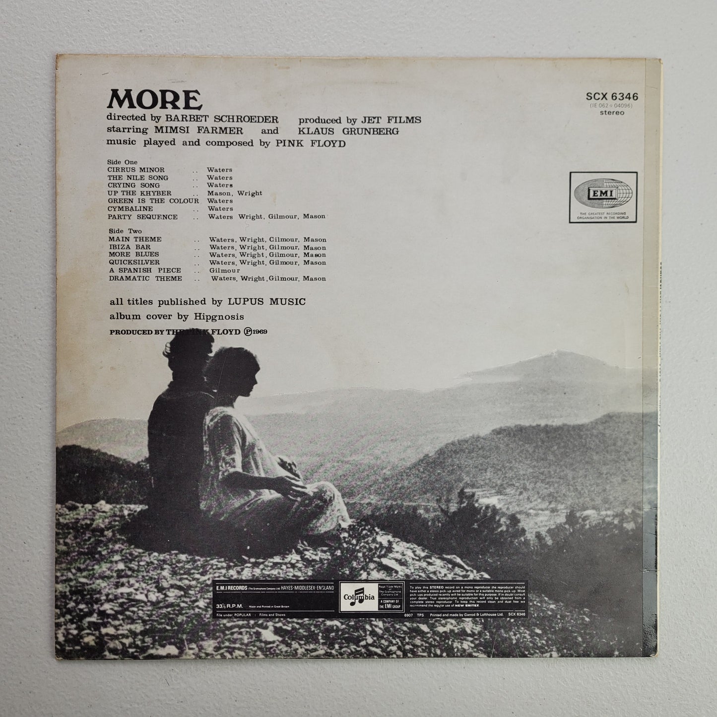 Pink Floyd,Soundtrack From The Film "More",LP Album