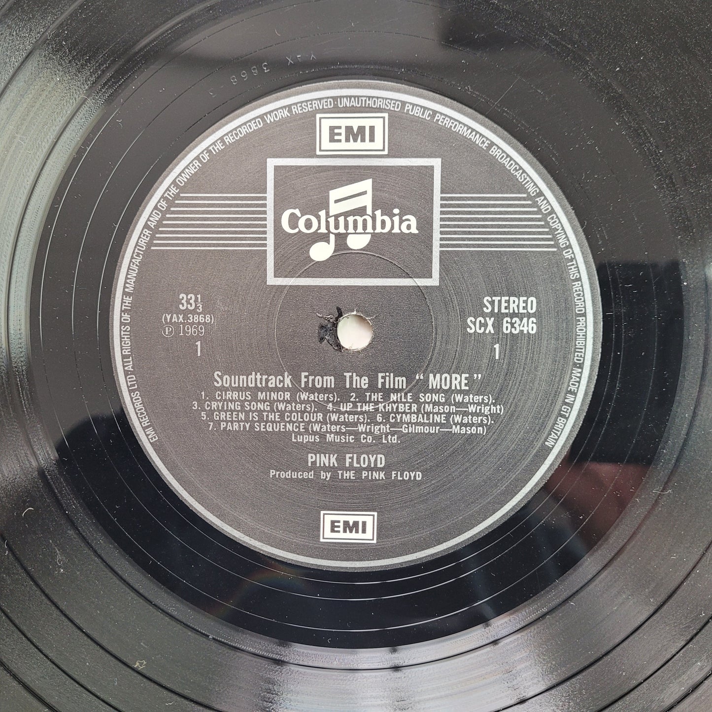 Pink Floyd,Soundtrack From The Film "More",LP Album