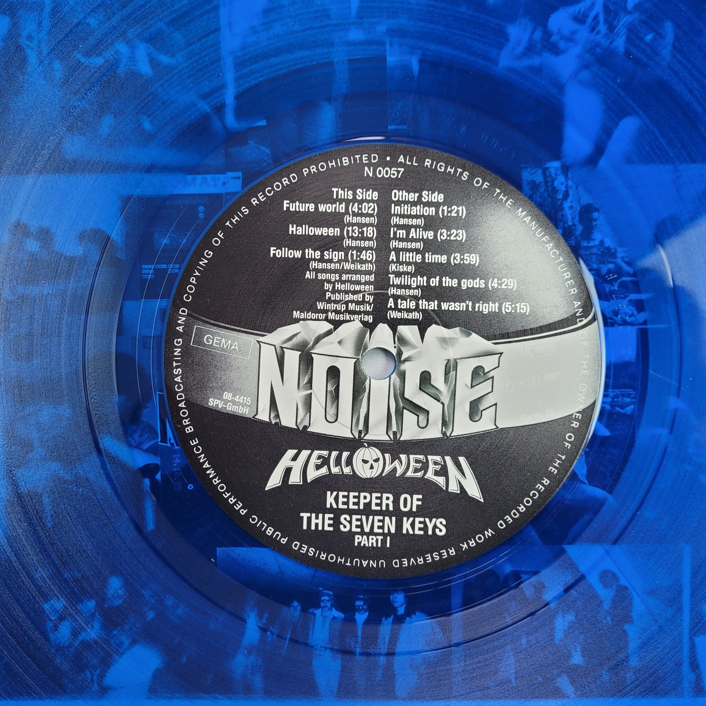 Helloween,Keeper Of The Seven Keys - Part I,+ poster,LP Album