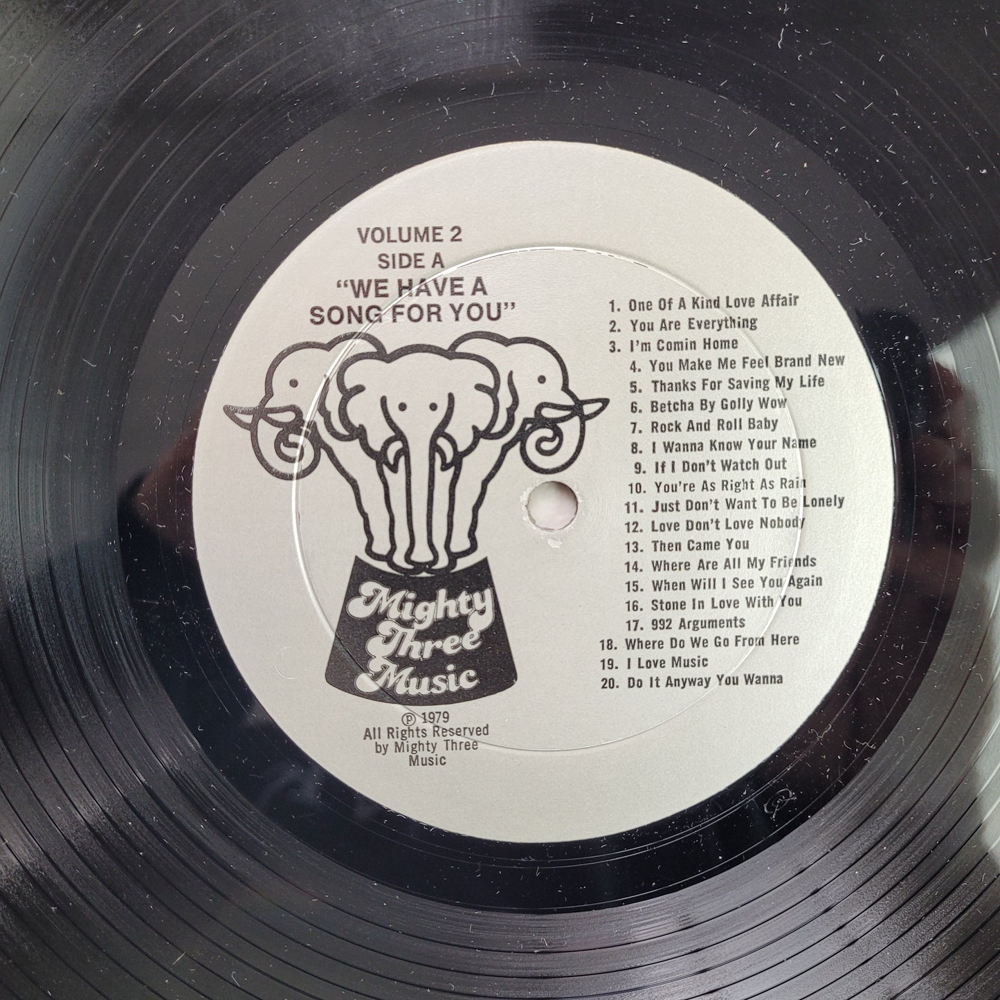 Mighty Three Music "We Have A Song For You",3 record box set,LP Album Box Set