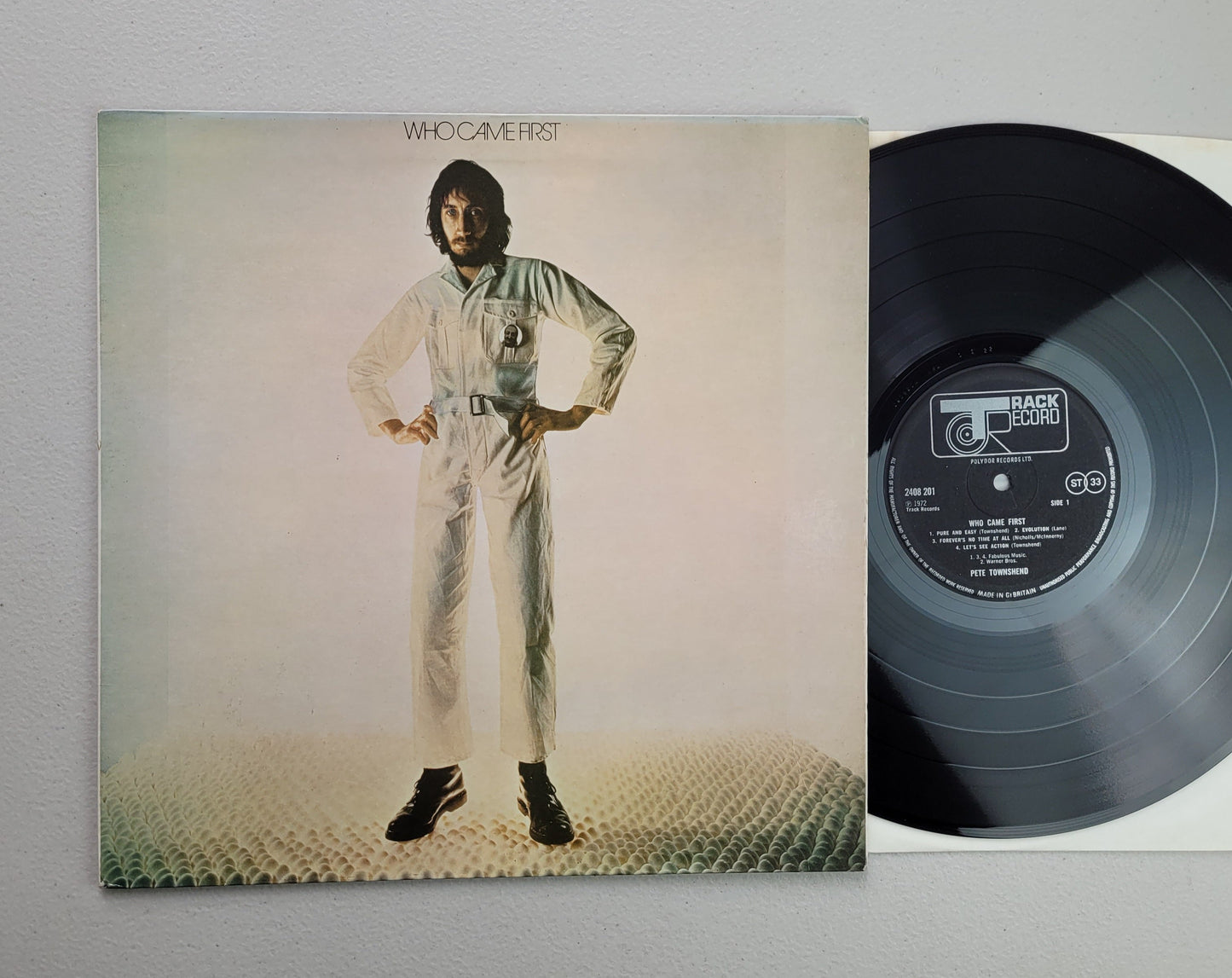 Pete Townshend,Who Came First,Complete with poster insert,LP Album