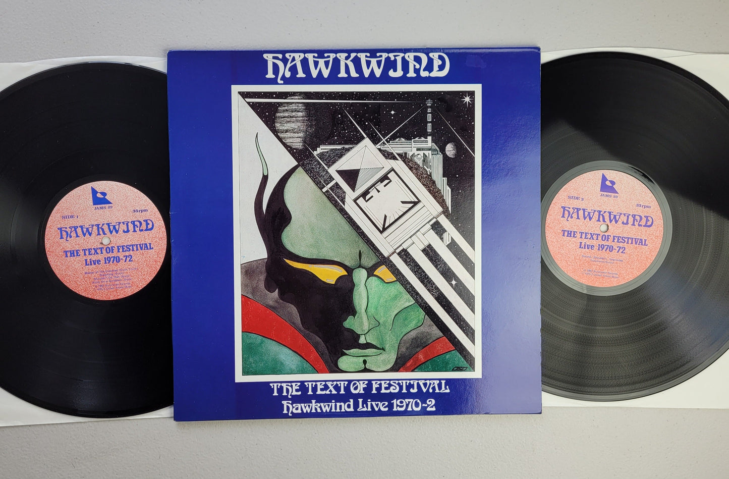 Hawkwind,The Text Of Festival - Hawkwind Live 1970-72, LP Album
