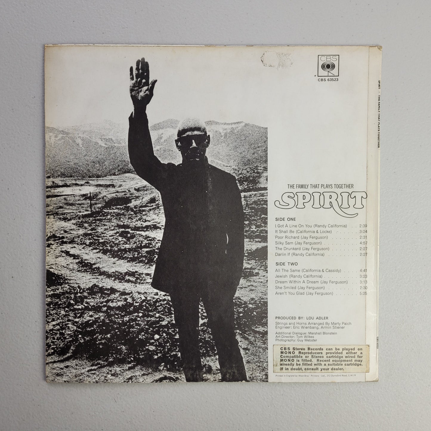 Spirit,The Family That Plays Together, LP Album, Mono