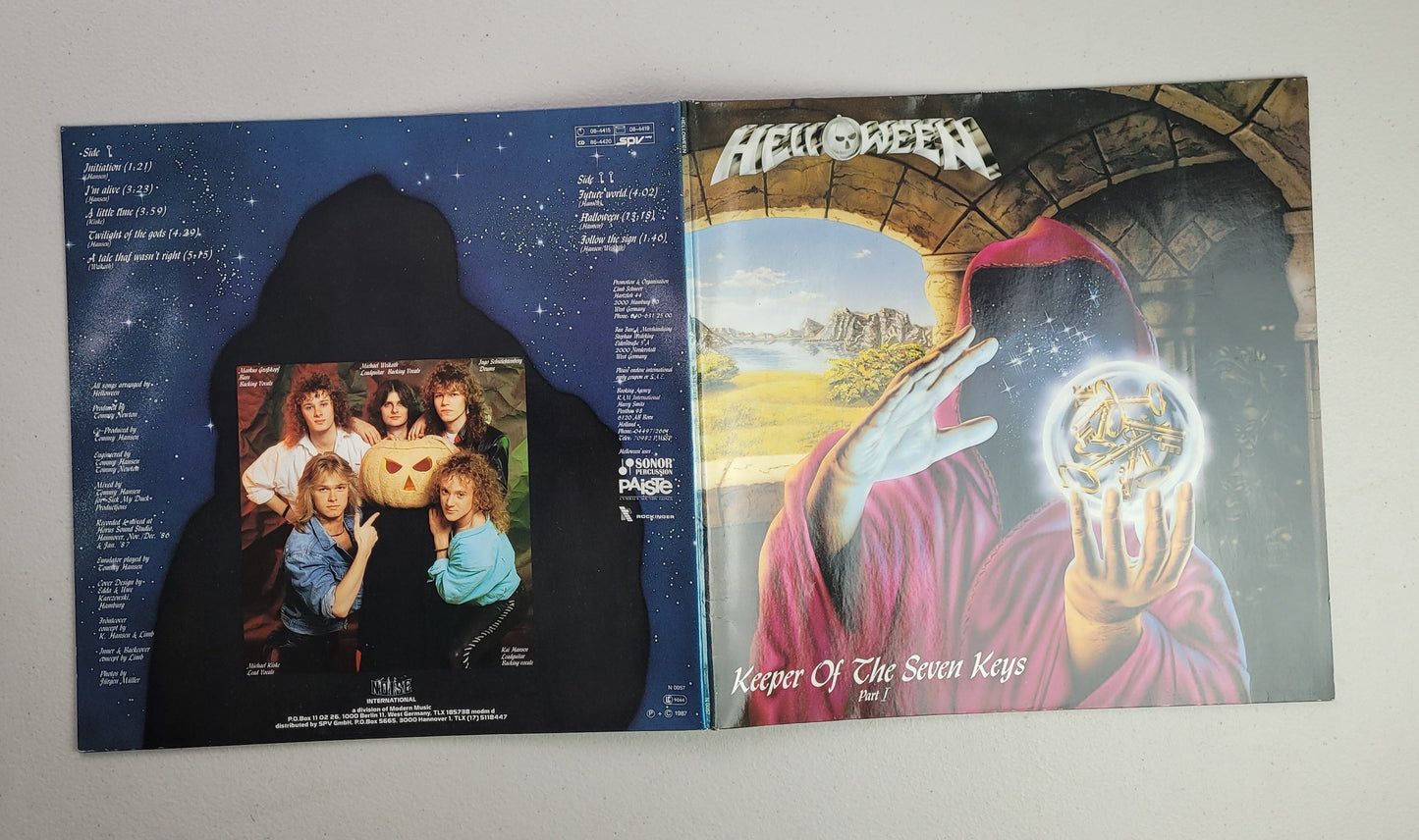 Helloween,Keeper Of The Seven Keys - Part I,+ poster,LP Album