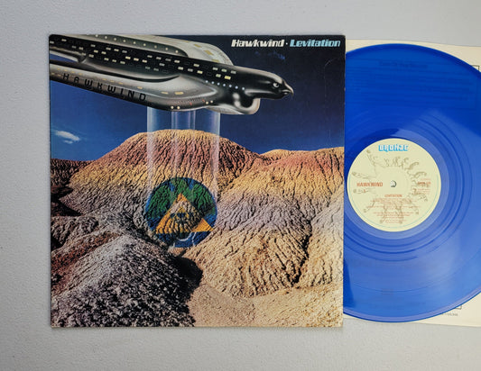 Hawkwind,Levitation,Limited edition Blue Vinyl, The vinyl is a UK EX.,,LP Album
